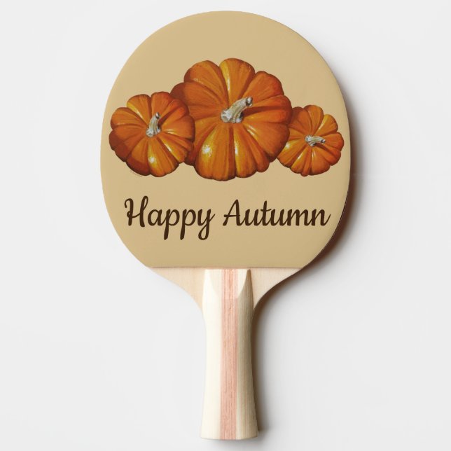 Pumpkin Ping Pong Paddle Tischtennis Schläger (Rückseite)