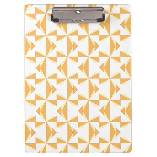 Pumpkin Pinwheels Klemmbrett (Vorderseite)