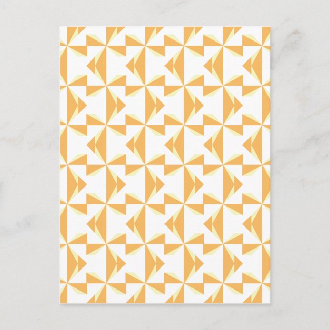 Pumpkin Pinwheels Postkarte (Vorderseite)