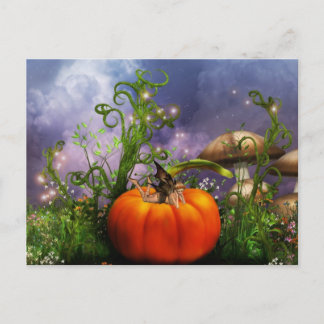 Pumpkin Pixie Postcard Postkarte