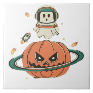 Pumpkin Planet Fliese