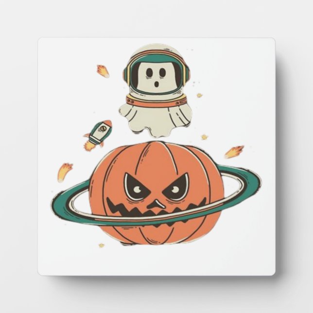Pumpkin Planet Fotoplatte (Vorderseite)