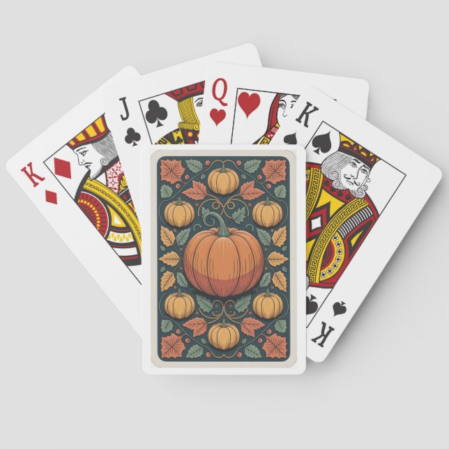 Pumpkin Playing Cards 01 Spielkarten (Rückseite)