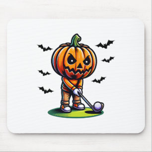 Pumpkin Playing Golf Halloween Sport lustig und Sp Mousepad