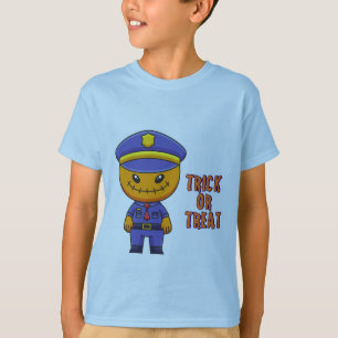 Pumpkin-Polizist: Funny Halloween T-Shirt