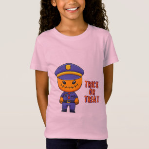 Pumpkin-Polizist: Funny Halloween T-Shirt