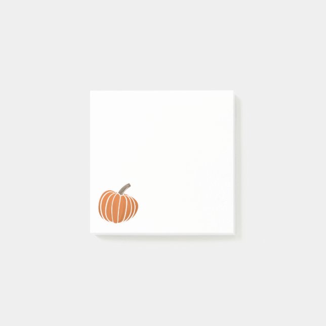 Pumpkin Post-it-Hinweise Post-it Klebezettel (Vorderseite)