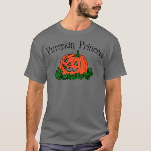 PUMPKIN PRINCESS Funny Halloween Beängstigender Ja T-Shirt