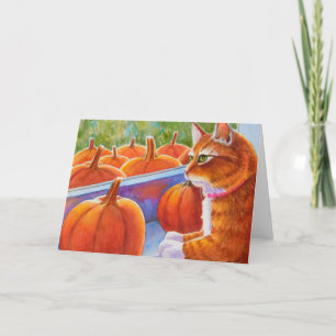 Pumpkin, Pumpkin Cat Karte
