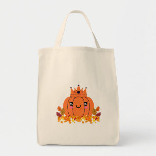 Pumpkin Queen   Fall-ästhetisches Halloween-Shirt Tragetasche