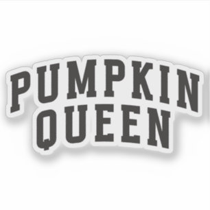 Pumpkin Queen - Fall   Vinyl, kundenspezifisch ges Aufkleber