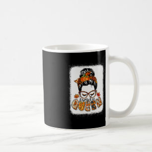 Pumpkin Queen Messy Bun Fall Pumpkin Fall Vibes Au Kaffeetasse