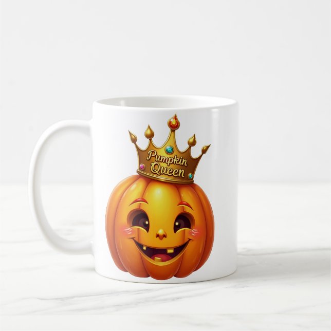 Pumpkin Queen Niedlich Coffee Tasse (Links)