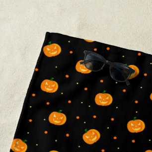 Pumpkin Rain Beach Handtuch