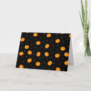 Pumpkin Rain Grußkarte (Leere) Dankeskarte