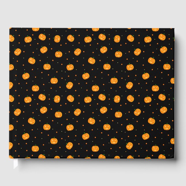 Pumpkin Rain Guestbook Gästebuch (Vorderseite)