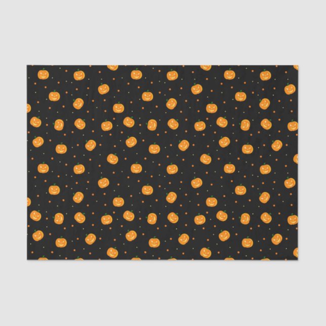 Pumpkin Rain Tissue Paper Seidenpapier (Vorderseite)