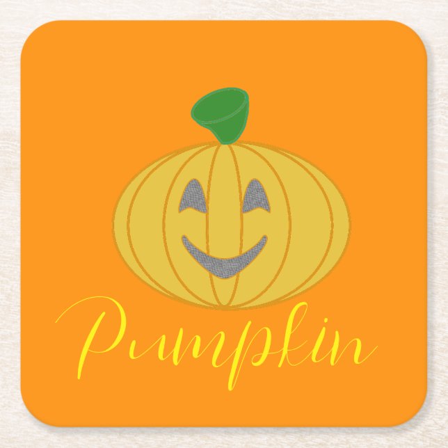 Pumpkin Rechteckiger Pappuntersetzer (Vorderseite)