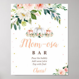 Pumpkin Rosa und Gold Mama-Osa-Bar Poster