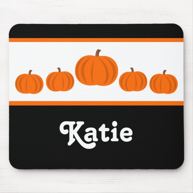 Pumpkin Row Halloween Mousepad (Vorne)