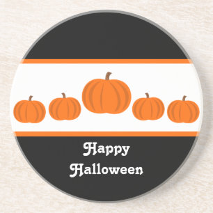 Pumpkin Row Halloween Untersetzer