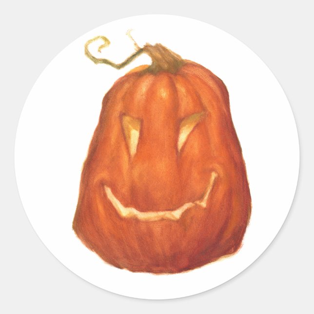 Pumpkin Runder Aufkleber (Vorderseite)
