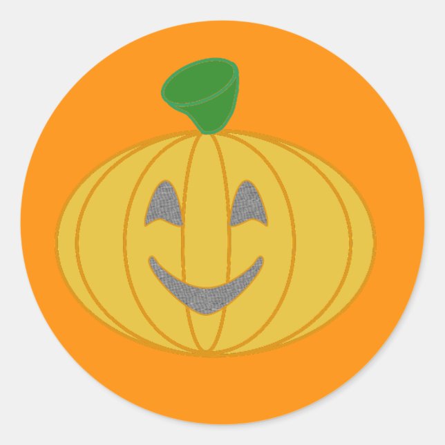 Pumpkin Runder Aufkleber (Vorderseite)
