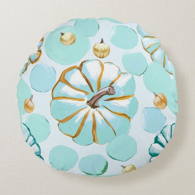 Pumpkin Rundes Kissen (Vorderseite)