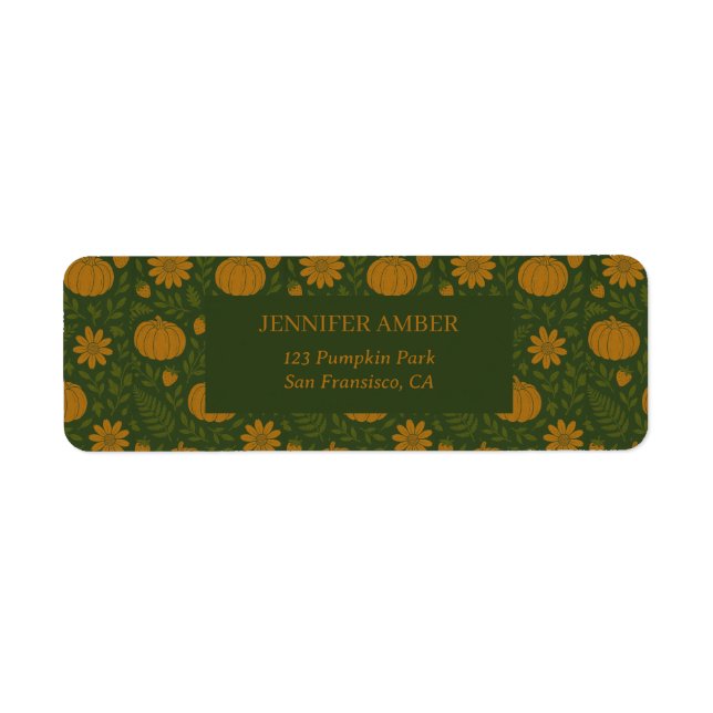 Pumpkin Rustikaler Fall und Herbst verlassen Saiso (Vorne)