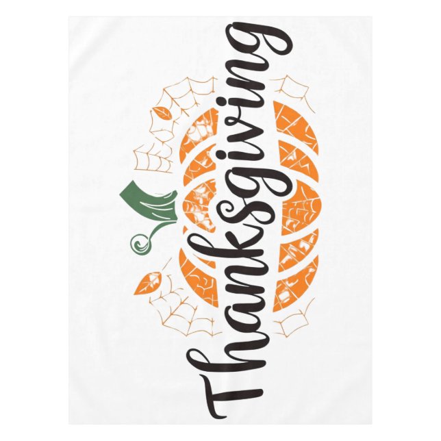 Pumpkin-Saison 2025 - Erntedank Tischdecke (Vorderseite)