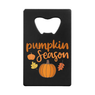 Pumpkin-Saison Herbst Geldbeutel Flaschenöffner