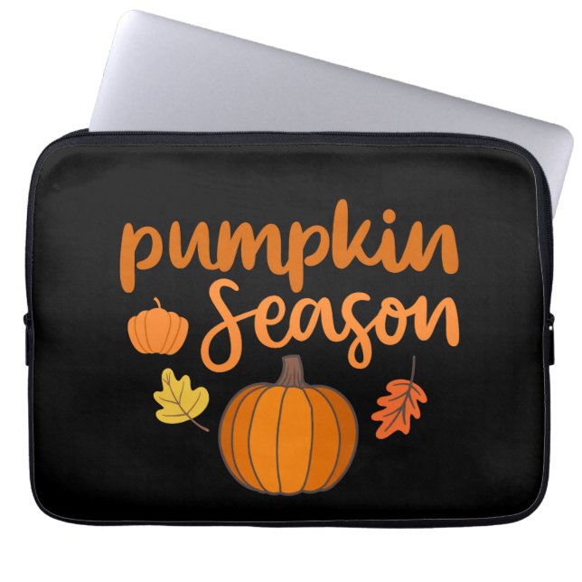 Pumpkin-Saison Herbst Laptopschutzhülle (Vorderseite)