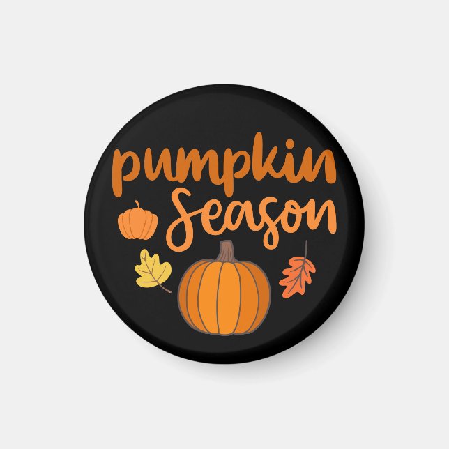 Pumpkin-Saison Herbst Magnet (Vorne)