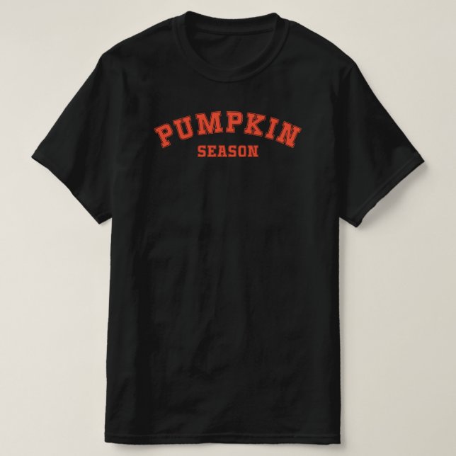 Pumpkin-Saison Herbstausgang T-Shirt (Design vorne)