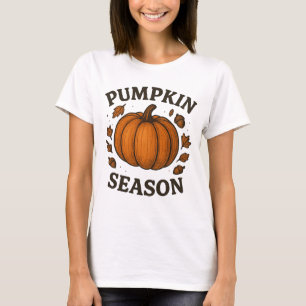 Pumpkin Saison T - Shirt - Niedlich Herbst Herbst