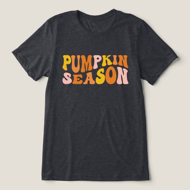 Pumpkin-Saison Tri-Blend Shirt (Design Vorderseite)