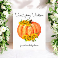 Pumpkin Sanitisierstation Orange White