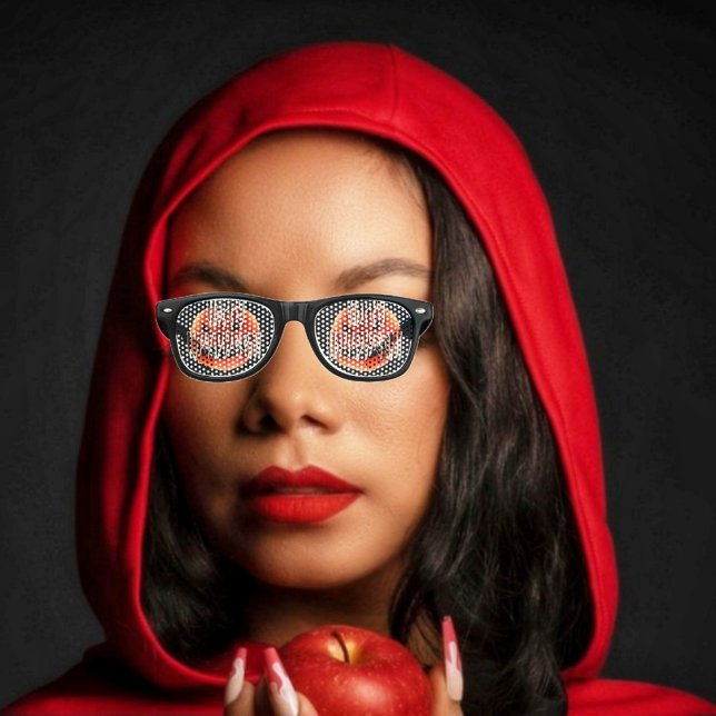 Pumpkin Scare-Wht Partybrille (Wear these creepy, cool sunglasses, and you'll be the hit of the Halloween festivities!)