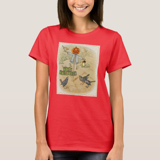 Pumpkin Scarecrow T-Shirt (Vorderseite)