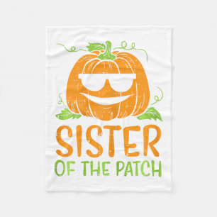 Pumpkin Schwester des Patches Halloween Familie Si Fleecedecke