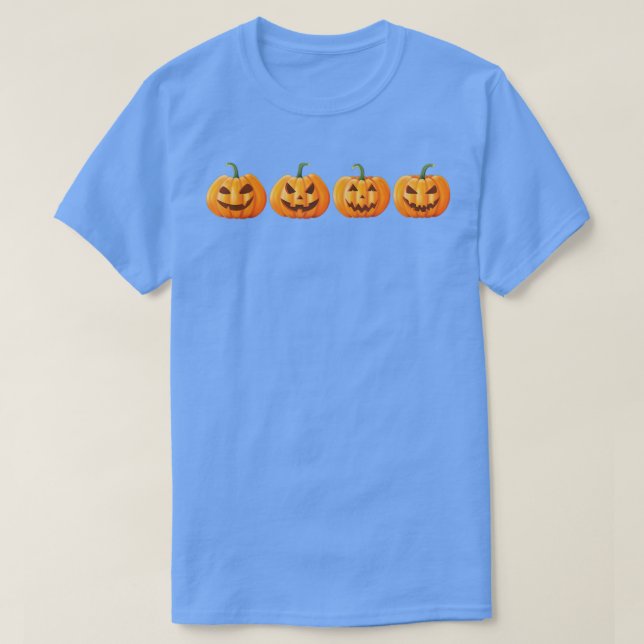 Pumpkin Season Boo Crew Halloween Vibes Happy Hall T-Shirt (Design vorne)