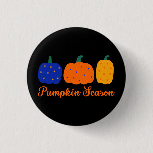 Pumpkin Season Halloween Button