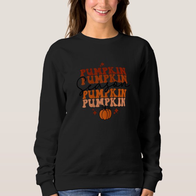 Pumpkin Season   Thanksgiving matching family Autu Sweatshirt (Vorderseite)