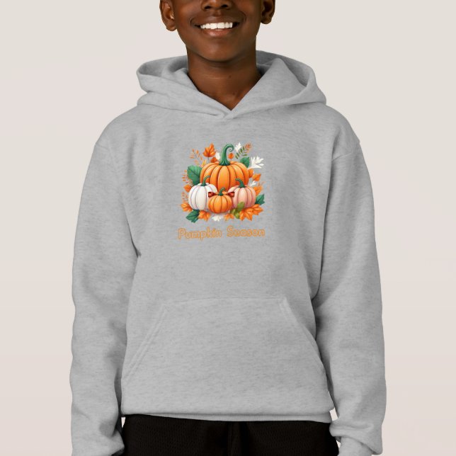 Pumpkin Season Youth Hoodie (Vorderseite)