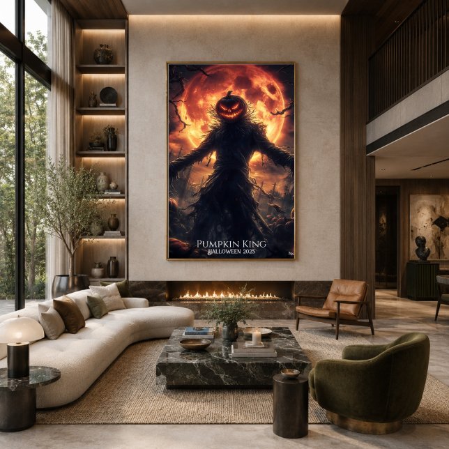 Pumpkin Sensenmann Awakens Halloween Poster (Von Creator hochgeladen)
