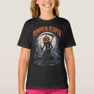 Pumpkin Sensenmann Gothic Halloween Grim Sensenman T-Shirt