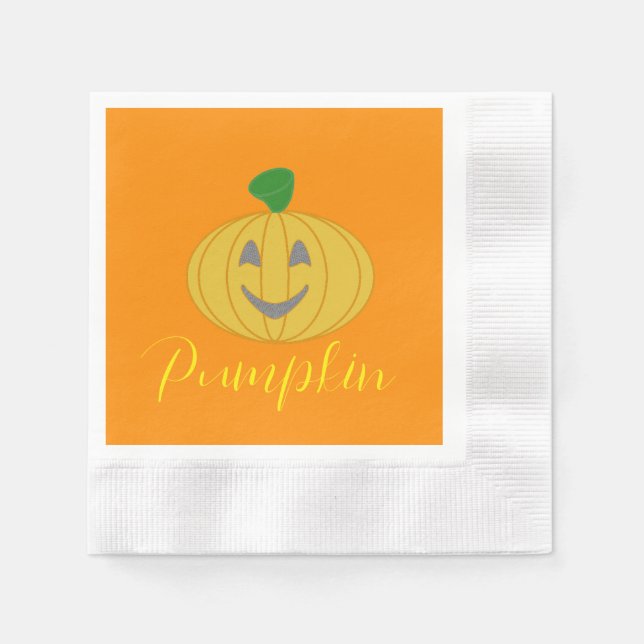 Pumpkin Serviette (Vorderseite)