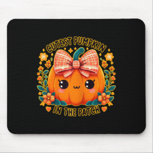 Pumpkin Shirt Girls Erntedank Halloween Pumpkin Mousepad