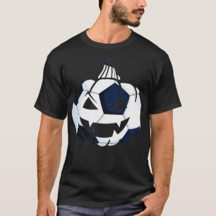 Pumpkin Soccer Ball Kostüm Easy Sports Halloween T-Shirt