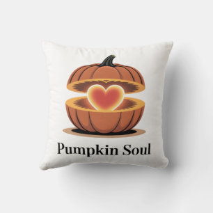 Pumpkin Soul Cozy Fall Pillow Kissen